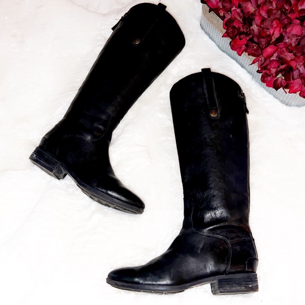 SAM EDELMAN Penny 2 Leather Riding Boot - Picture 2 of 8